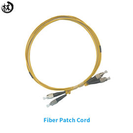 PVC Patch Duplex Patch Cord, สายจัมเปอร์ไฟเบอร์สำหรับ FTTH FTTB เครือข่าย FTTX