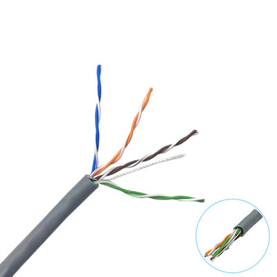0.53mm Conductor UTP CAT5E Lan Cable สำหรับโทรคมนาคม