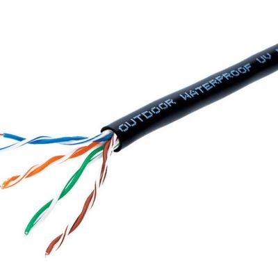 สายเคเบิลข้อมูล Cat5e Utp Ethernet ความเร็วสูงสี่คู่ตัวนำ 0.45 มม. - 0.51 มม