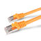 สาย Lan Ethernet ที่มีสีสันเร็วแจ็คเก็ต SFTP สีสดใสสำหรับการสื่อสารโทรคมนาคม